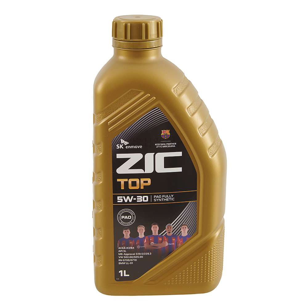Масло моторное синтетика ZIC TOP 5W-30 1 л.