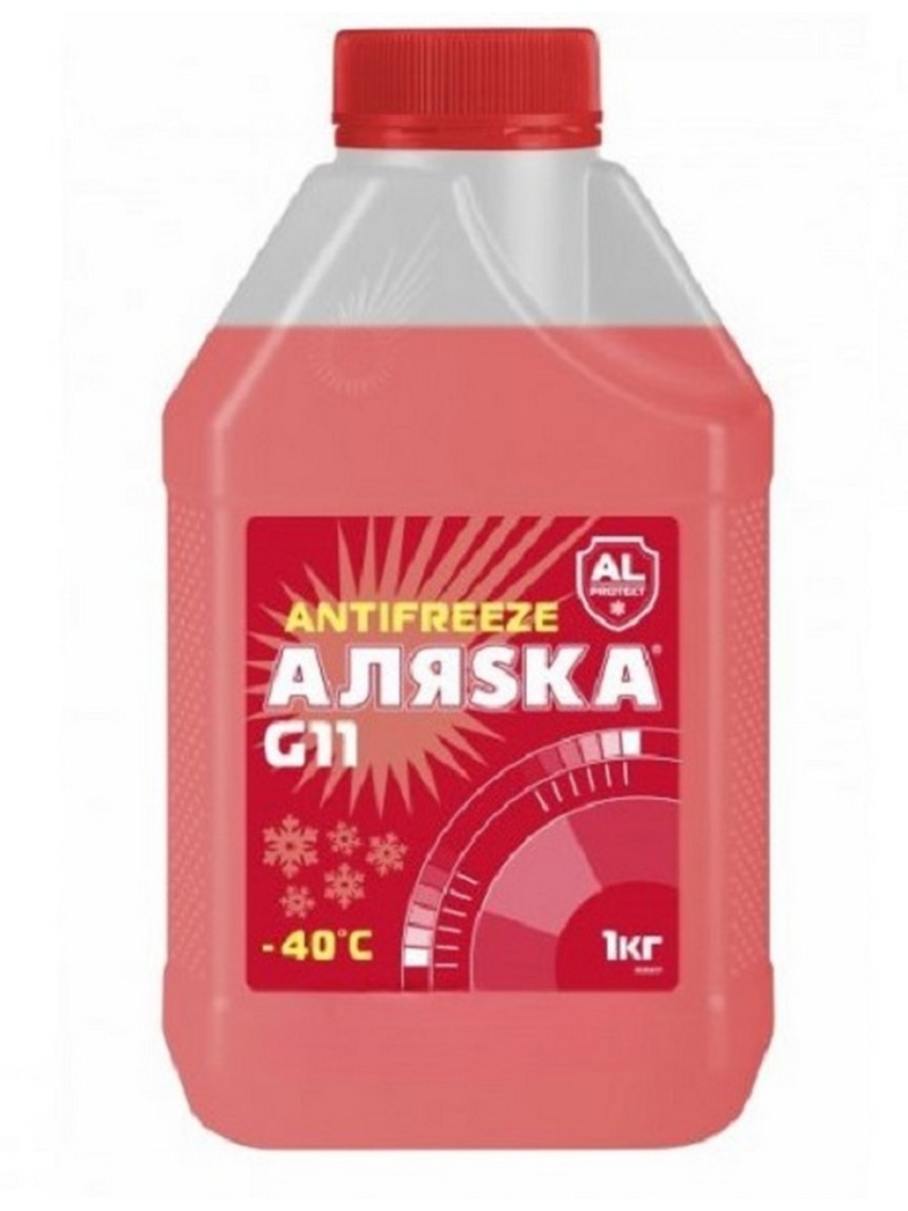Антифриз АЛЯСКА красный -40 1кг G11