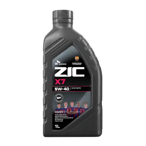 Масло моторное синтетика ZIC X7 5W-40 1 л.