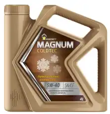 Масло моторное синтетика Rosneft Magnum Coldtec 5W-40 4 л.