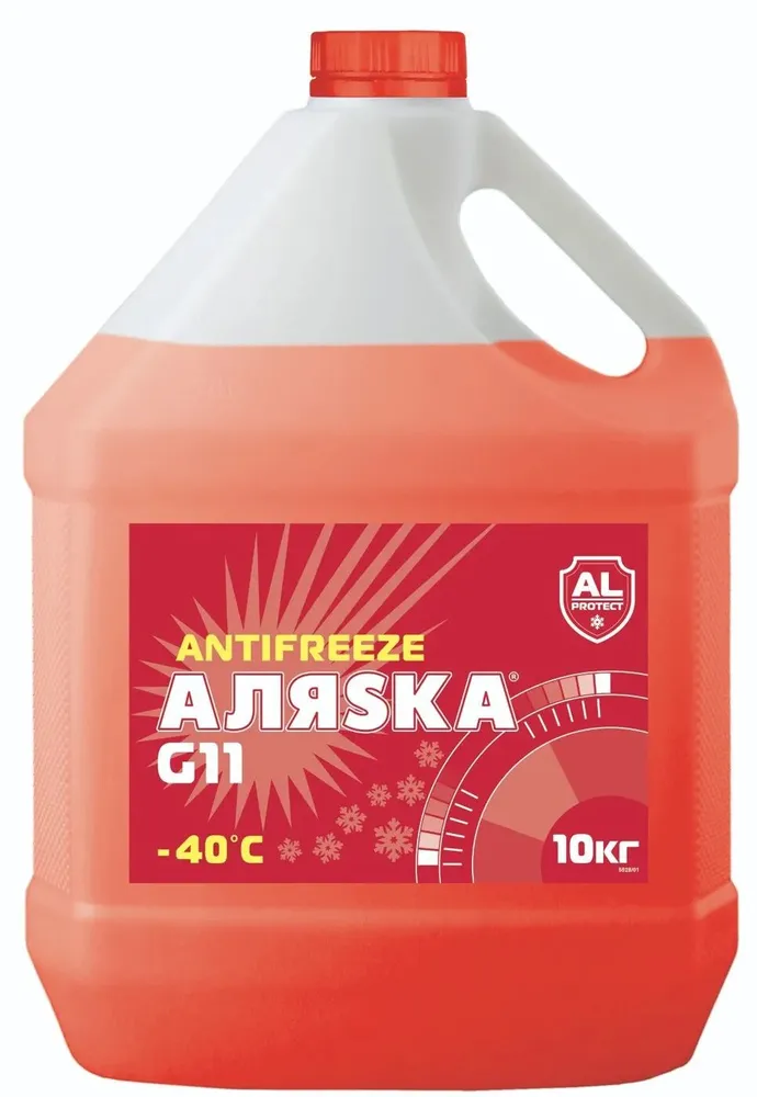 Антифриз АЛЯSKA -40 °C красный 10кг