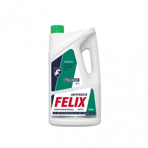  Антифриз FELIX Prolonger G11 зеленый 3кг