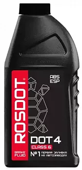 Тормозная жидкость "ROSDOT 6" в п/э бут., 455г