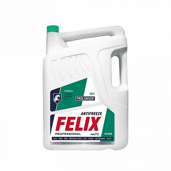 Антифриз FELIX Prolonger G11 10кг (зелён) (п.кан) 10кг