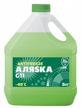 Антифриз АЛЯSKA -40 °C зеленый 3кг