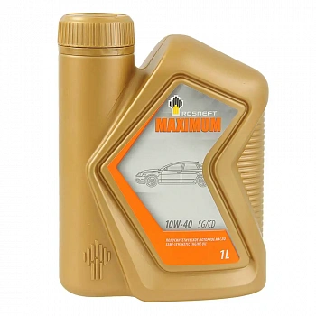  Масло моторное полусинтетика Rosneft Maximum 10W-40 1 л.
